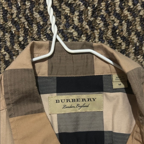 Burberry Multicolor Checkered Button Down Shirt - Picture 2 of 3
